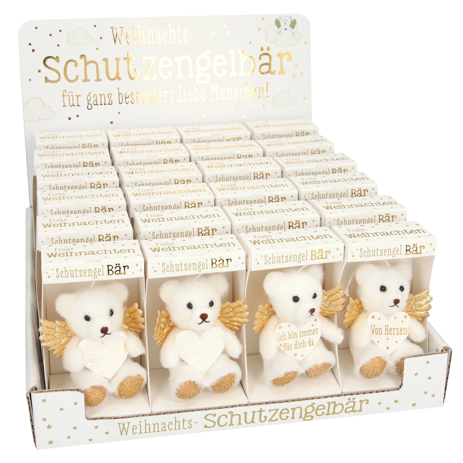 Depesche 10256 Weihnachtlicher Schutzengelbär In Der Box - Ich Beschütze Dich 4 Depesche 10256 Weihnachtlicher Schutzengelbär In Der Box - Ich Beschütze Dich – Bild 2