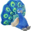 Wild Republic 13811 Pfau Sitzend Ca 20cm Plüsch Kuscheltier Cuddlekins -Spielzeug Verkauf 13811 CK Mini Peacock