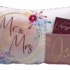 Hergo Geschenk-Kissen Mit Tasche 30x20cm - 1921 Mr. & Mrs. -Spielzeug Verkauf 1921 kk