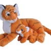 Wild Republic 19401 Tiger Mit Kind Ca 40 Cm Plüsch Mit Öko-Füllung