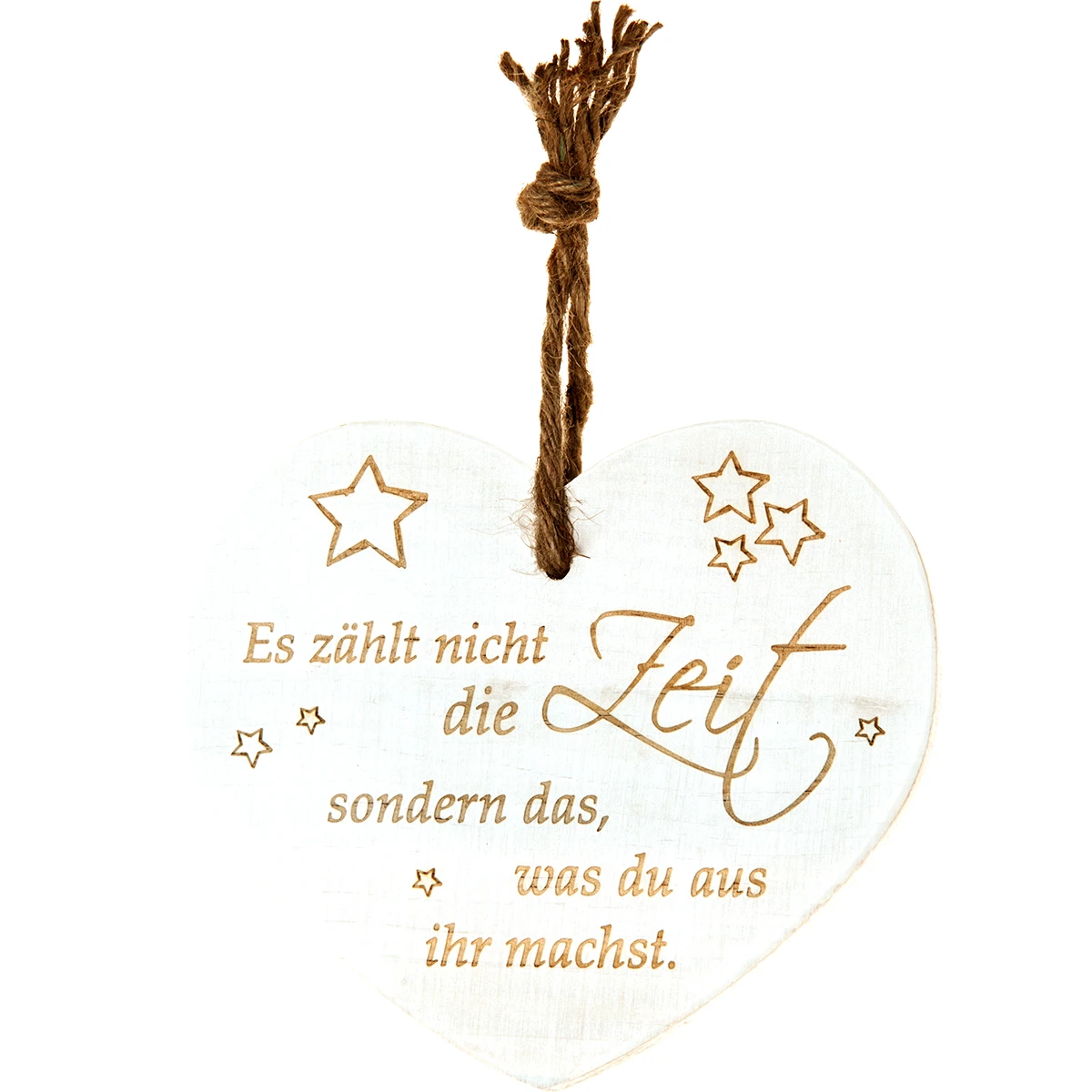Vintage-Herz Aus Holz "Es Zählt Nicht Die Zeit Sondern Das, Was Du..." 21067 3 Vintage-Herz Aus Holz "Es Zählt Nicht Die Zeit Sondern Das, Was Du..." 21067
