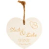 Vintage-Herz Aus Holz "Glück & Liebe Für Euch Zwei" 21082 2 Vintage-Herz Aus Holz "Glück & Liebe Für Euch Zwei" 21082 -Spielzeug Verkauf 21082