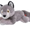 Wild Republic 24721 Ecokins Wolf Ca 30cm Plüsch -Spielzeug Verkauf 24721 Eco Laying Wolf