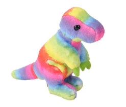 Wild Republic 26020 Pocketkins Regenbogen T-Rex Dinosaurier Ca 12cm Plüsch