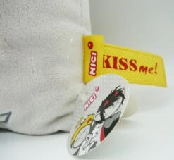 Nici 30150 Kissen Frecher Engel Quadratisch Grau Plüsch Kiss Me! 32x32cm -Spielzeug Verkauf 30150 1
