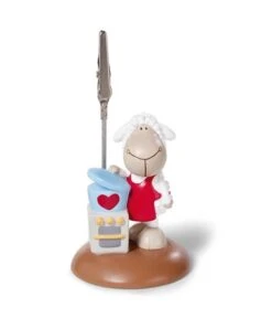 Nici 31761 Fotohalter Zettelhalter Jolly Mäh Schaf Köchin / Koch Polyresin