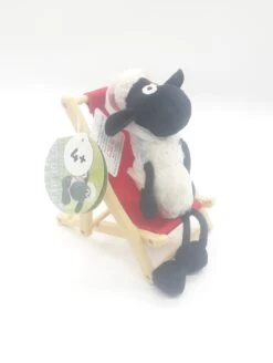 Nici 34346 Shaun Das Schaf 15cm Auf Liegestuhl (verstellbar) Plüsch Kuscheltier