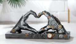 Gilde 37049 Steampunk Figur Hand Herzform 35cm Dekoration -Spielzeug Verkauf 37049 5 8
