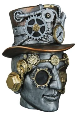 Gilde 37151 Steampunk Figur Kopf Männlich Ca. 20cm Dekoration -Spielzeug Verkauf 37151 2 2
