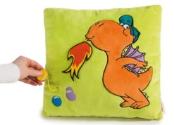 Nici 40693 Kissen Der Kleine Drache Kokosnuss Plüsch 35x35cm -Spielzeug Verkauf 40693 03 ansicht 02 23681709