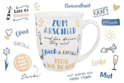 Gilde 44518 Jumbo-Tasse "Zum Abschied" Ca 400ml Porzellan -Spielzeug Verkauf 44518 4