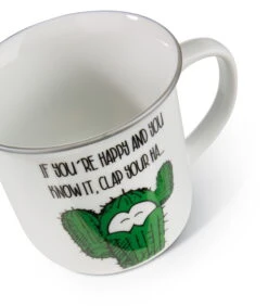 Nici 45023 Porzellantasse Metallic 'If You`re Happy..." Kaffeetasse Teetasse -Spielzeug Verkauf 45023 04 ZA 1792x2048