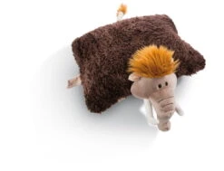 Nici 45319 Kuscheltier-Kissen 2-in-1 Mammut Elke 40x30cm Plüsch Winter -Spielzeug Verkauf 45319 06 ZA me