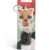 Nici 45589 Guardian Animals Waschbär Kork-Optik 12cm Taschenanhänger Kunstleder