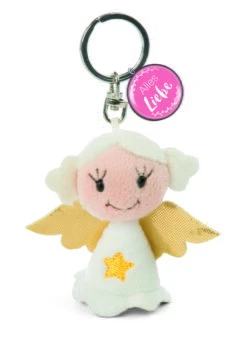 Nici 47526 Schlüsselanhänger Engel Mit Stern Plüsch 7cm Alles Liebe
