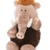 Nici 47716 Mammut Elke Ca 35cm Schlenker Plüsch Kuscheltier Stone Age Friends -Spielzeug Verkauf 47715 01 HA vorl 1400x2048 1