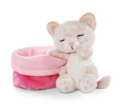 Nici 47892 Sleeping Pets Kittie Schlafende Katze Leopardmuster Im Körbchen 12cm -Spielzeug Verkauf 47892 03 ZA Frei vorl 2048x1772