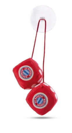 Nici 49081 Plüschwürfel Mit Sauger FC BAYERN MÜNCHEN 4x4cm Auf Karte FCB -Spielzeug Verkauf 49081 01 HA Frei 322x594