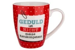 Gilde 49824 Keramik Tasse "Geduld Ist Nicht Meine Kernkompetenz" Ca. 360ml