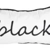Gilde Stoffkissen "Black" Auf Weißem Grund Ca. 48x27cm Casablanca Design -Spielzeug Verkauf 49984 3 14