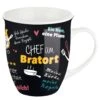 Gilde 50561 Jumbo-Tasse "Chef Am Bratort" Ca 400ml Porzellan Schwarz -Spielzeug Verkauf 50561 2 1