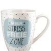 Gilde 50765 Porzellan Tasse "Stressfreie Zone" Ca. 360ml Weiß 2 Gilde 50765 Porzellan Tasse "Stressfreie Zone" Ca. 360ml Weiß -Spielzeug Verkauf 50765 2