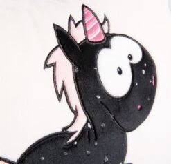 Nici 41428 Kissen Schwarzes Einhorn Carbon Flash Rechteckig 43x25cm Plüsch -Spielzeug Verkauf 57bt0OWNdq5FpH1