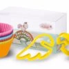 Nici 40974 Silikon Muffinförmchen & 2 Keksausstecher Einhorn Theodor & Friends -Spielzeug Verkauf 57gZQ9yUFNiTflo