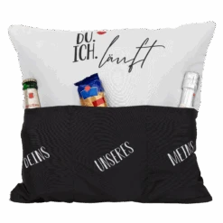 Hergo Sofahelden Kissen Mit Taschen 43x43cm - Du Ich Läuft 8766 -Spielzeug Verkauf 8766 1