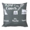 Hergo Sofahelden Kissen Mit Taschen 43x43cm - King Of The Couch 8802 -Spielzeug Verkauf 8802