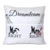Hergo Sofahelden Kissen Mit Taschen 43x43cm - Dreamteam / Mr. & Mrs. Right 8811 1 Hergo Sofahelden Kissen Mit Taschen 43x43cm - Dreamteam / Mr. & Mrs. Right 8811 -Spielzeug Verkauf 8811
