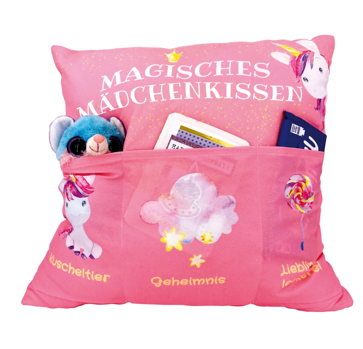 Hergo Sofahelden Kissen Mit Taschen 43x43cm - Mädchenkissen 8840 3 Hergo Sofahelden Kissen Mit Taschen 43x43cm - Mädchenkissen 8840