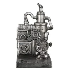 Gilde 89299 Steampunk Buchstütze Maschine 2er-Set Je 19cm Dekoration -Spielzeug Verkauf 89299 5 1