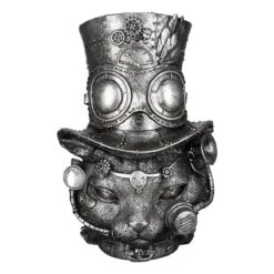 Gilde 89350 Steampunk Figur Tom-Cat Katze Mit Hut Ca. 22cm Dekoration -Spielzeug Verkauf 89350 6 9