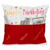 Hergo Sofahelden Kissen Mit Taschen 43x43cm - Happy Birthday Rot 8976 -Spielzeug Verkauf 8976 klein