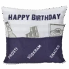 Hergo Sofahelden Kissen Mit Taschen 43x43cm - Happy Birthday Blau 8977 -Spielzeug Verkauf 8977 klein
