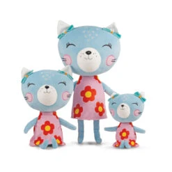 Nici 90427 Lemon Ribbon Katze 35cm Plüsch Kuscheltier Schlenker -Spielzeug Verkauf 90426pt