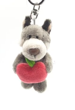 Nici 90647 Schlüsselanhänger Wolf Woody Wulf & Apfel 10cm Plüsch Taiwan Limited -Spielzeug Verkauf 90647 2