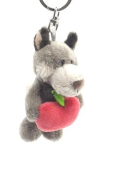 Nici 90647 Schlüsselanhänger Wolf Woody Wulf & Apfel 10cm Plüsch Taiwan Limited -Spielzeug Verkauf 90647 3