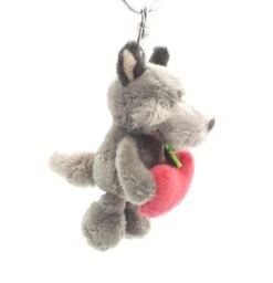 Nici 90647 Schlüsselanhänger Wolf Woody Wulf & Apfel 10cm Plüsch Taiwan Limited -Spielzeug Verkauf 90647 4