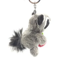 Nici 90792 Schlüsselanhänger Waschbär Rod Mit Apfel 10cm Plüsch Taiwan Limited -Spielzeug Verkauf 90792 6