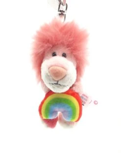 Nici 90793 Schlüsselanhänger Rosa Löwe Mit Regenbogen 10cm Plüsch Taiwan Limited