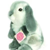 Teddy Hermann 93760 Hase Sitzend Hockend Ca. 19cm Grau Plüsch -Spielzeug Verkauf 93760 freigestellt Hase grau 300