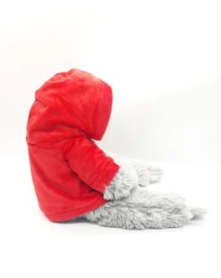 Faultier Sloth Mit Rotem Hoodie Be Mine Plüsch Kuscheltier Liebe 30cm -Spielzeug Verkauf Faultier Sloth mit rotem Hoodie I Love You Pluesch Kuscheltier Liebe 25cm 1 1