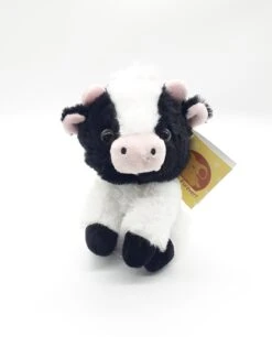 Friends Forever Farmtiere 13cm Plüsch Sitzend Mit Glitzeraugen - Kuh