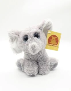 Friends Forever Wildtier Ca 15cm Plüsch Sitzend Mit Glitzeraugen - Elefant