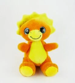 Heinrich Bauer Blickfänger Dino Glitter 14186 Ca 15cm Kuscheltier Orange