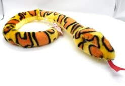 Schlange Aus Plüsch 12cm Dick 100cm Lang Kuscheltier - Snake Orange (2243)