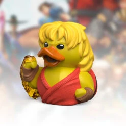 Badeente Numskull TUBBZ Cosplaying Duck - Street Fighter - Ken -Spielzeug Verkauf Ken