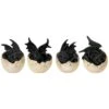 4er Drachen-Set Dracheneier - Mini-Drachen Deko Mittelalter MC30626 -Spielzeug Verkauf MC 30626